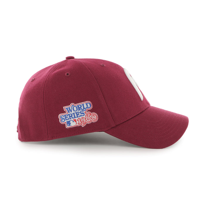 Philadelphia Phillies 1980 World Series Patch 47 Brand MVP Snapback Hat