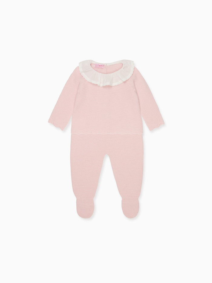 Pink Fernanda Cashmere Baby Girl Set