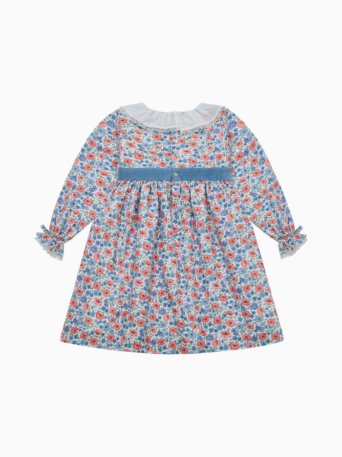 Pink Floral Helena Girl Dress
