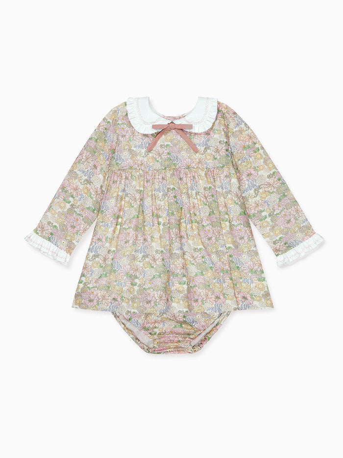 Pink Floral Laura Baby Girl Set