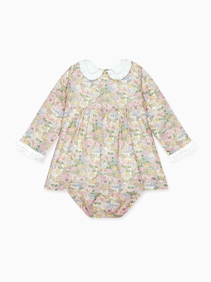 Pink Floral Laura Baby Girl Set