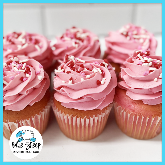 pink velvet cupcakes