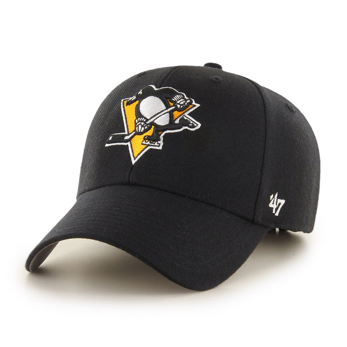 Pittsburgh Penguins Black 47 Brand MVP Basic Adjustable Hat