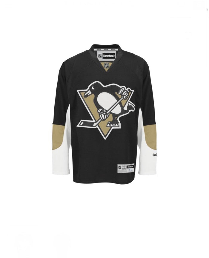 Pittsburgh Penguins Premier Home Replica Reebok Black Jersey