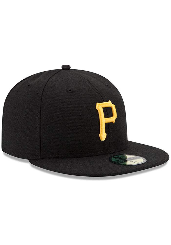 Pittsburgh Pirates Authentic Collection On-Field Black Game 59FIFTY Fitted Hat
