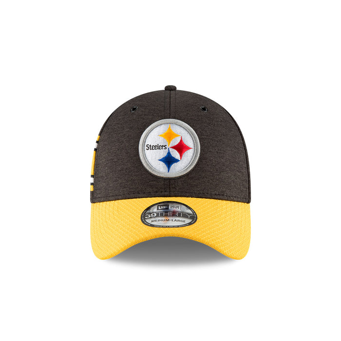 Pittsburgh Steelers New Era 2018 On Field Sideline Home 39Thirty Flex Fit Hat