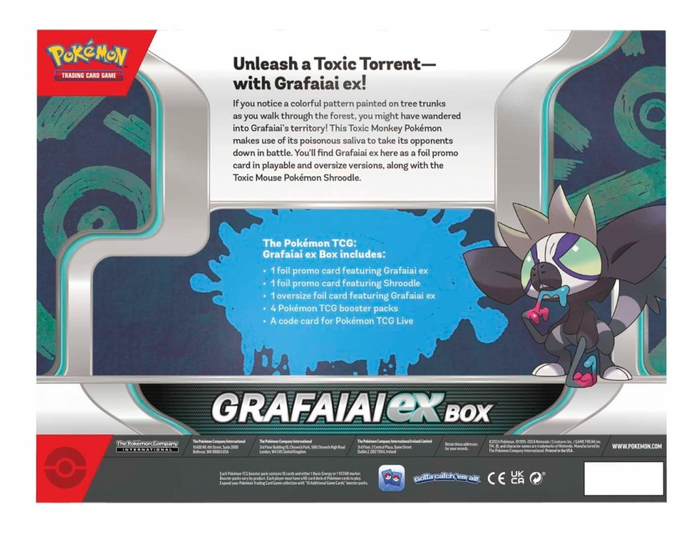 Pokémon TCG: Grafaiai ex Box