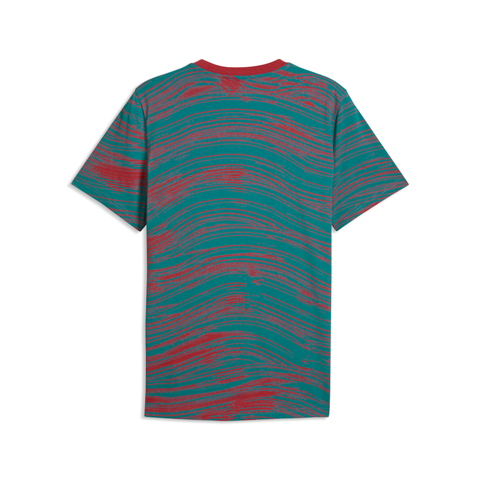 Portugal National Team PUMA FPF Culture T-Shirt - Red/Green