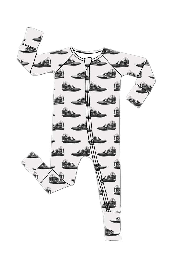*PREORDER* Airboat - Bamboo Zippy Sleeper Pajamas