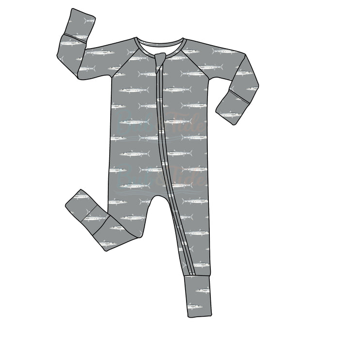 *PREORDER* Barracuda- Bamboo Zippy Sleeper Pajamas