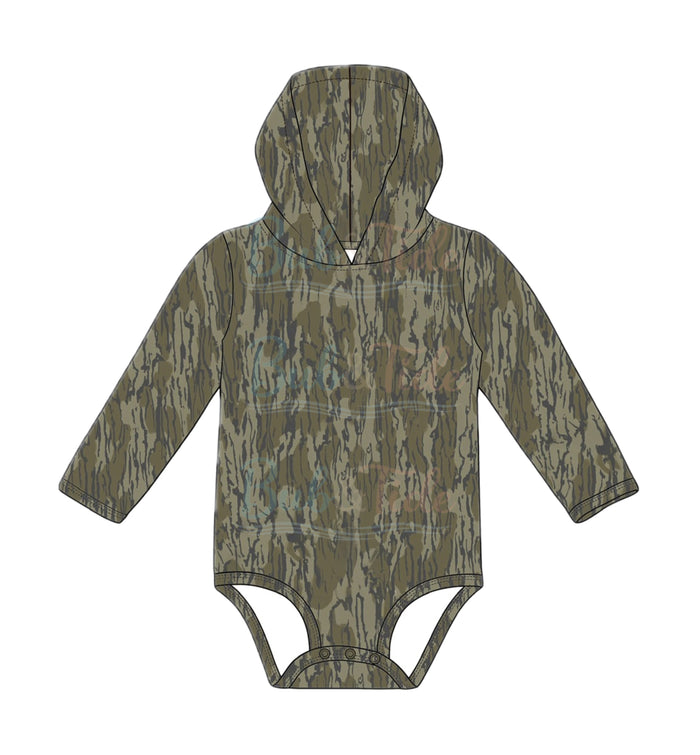 *PREORDER* Camo - Sun Protective Hooded SunTide™ Bodysuit