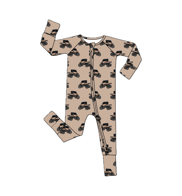 *PREORDER* Camo SXS- Bamboo Zippy Sleeper Pajamas