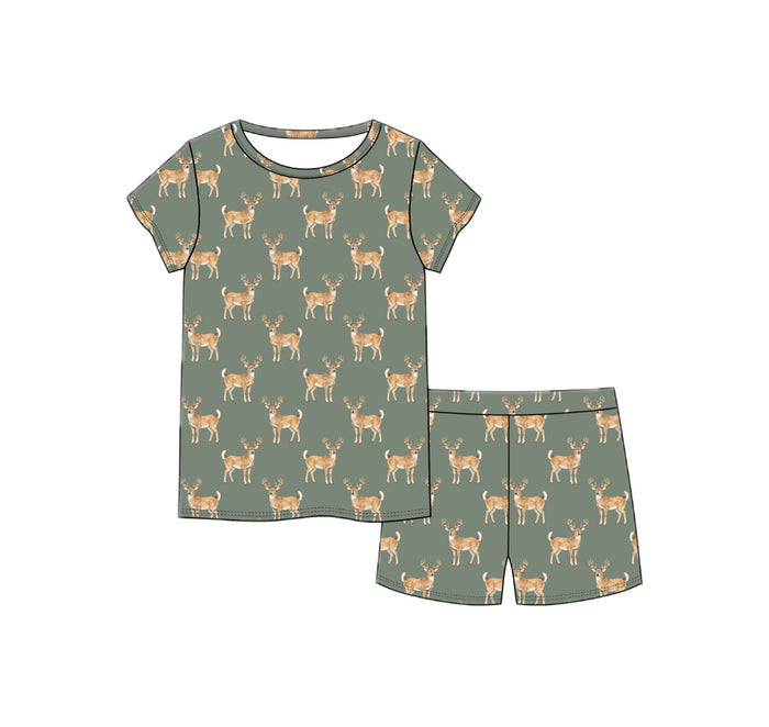 *PREORDER* Deer - Bamboo 2-Piece Pajamas
