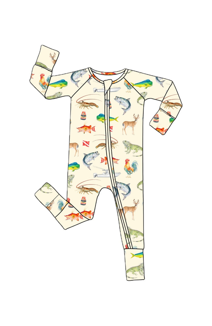 *PREORDER* Destination Keys- Bamboo Zippy Sleeper Pajamas