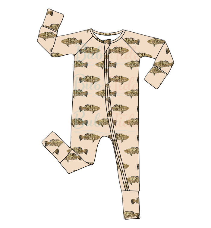 *PREORDER* Grouper Grounds - Bamboo Zippy Sleeper Pajamas