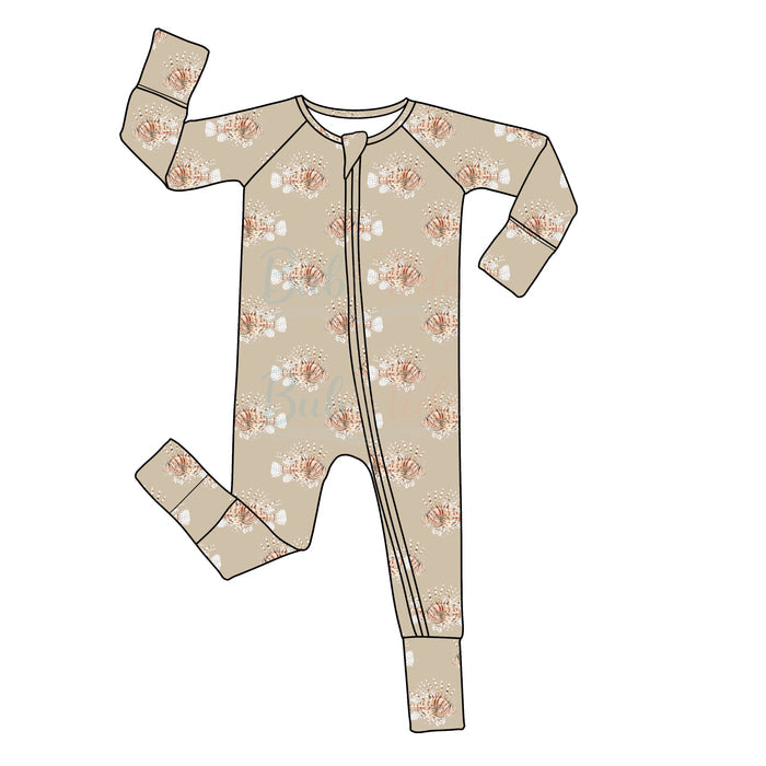 *PREORDER* Lionfish- Bamboo Zippy Sleeper Pajamas