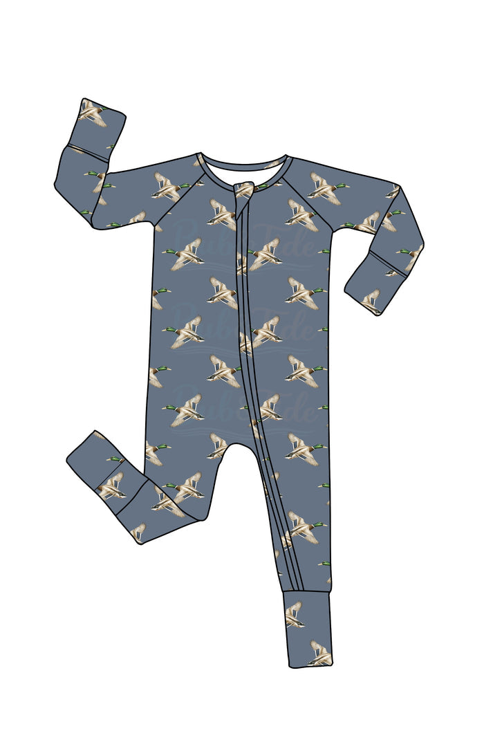 *PREORDER* Mallard - Bamboo Zippy Sleeper Pajamas