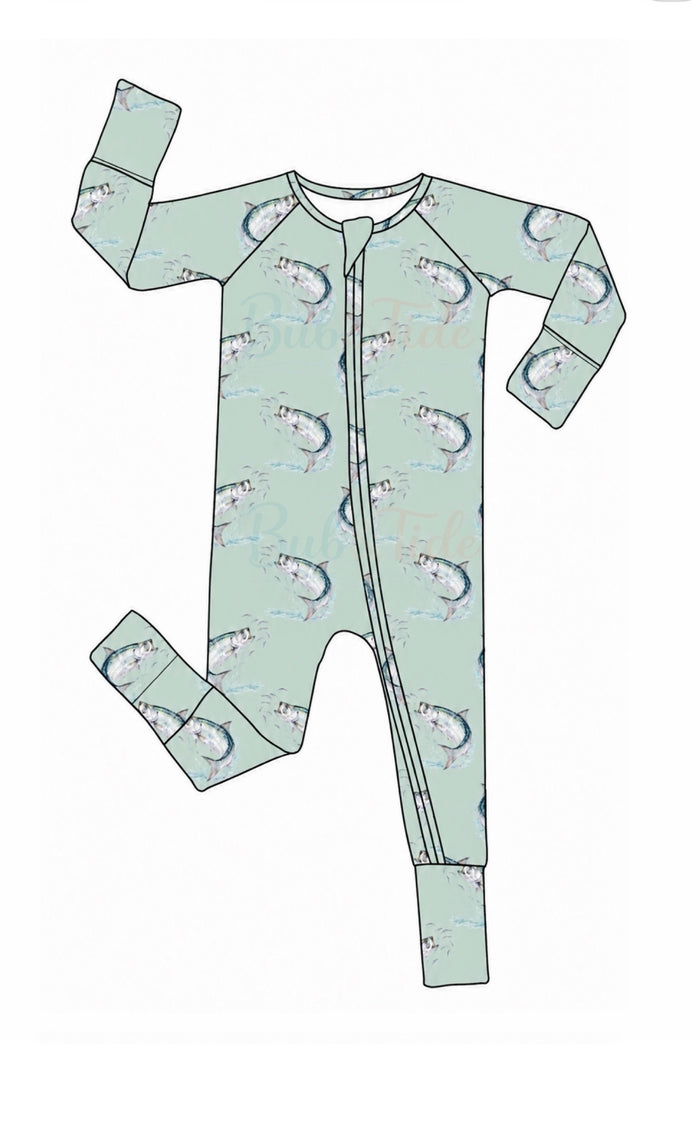 *PREORDER* Tarpon - Bamboo Zippy Sleeper Pajamas