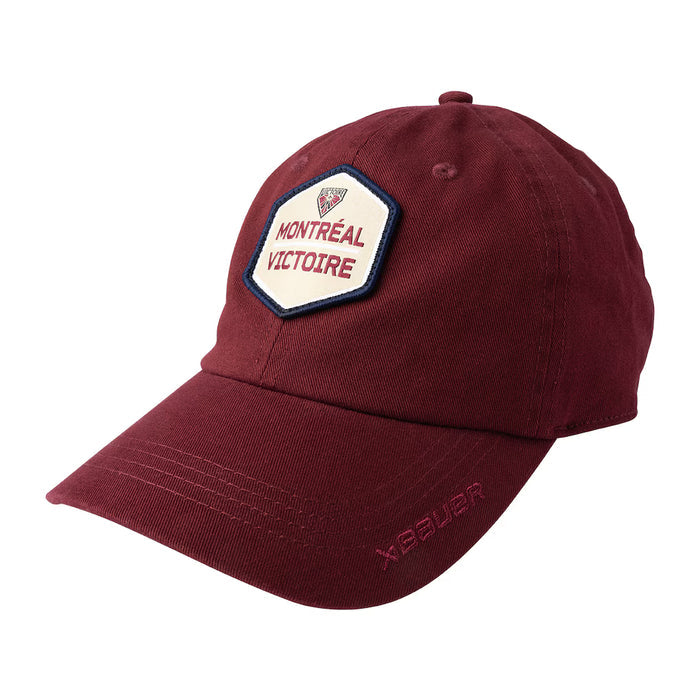 PWHL Montreal Victoire Bauer Curve Brim Snapback Adjustable Twill hat