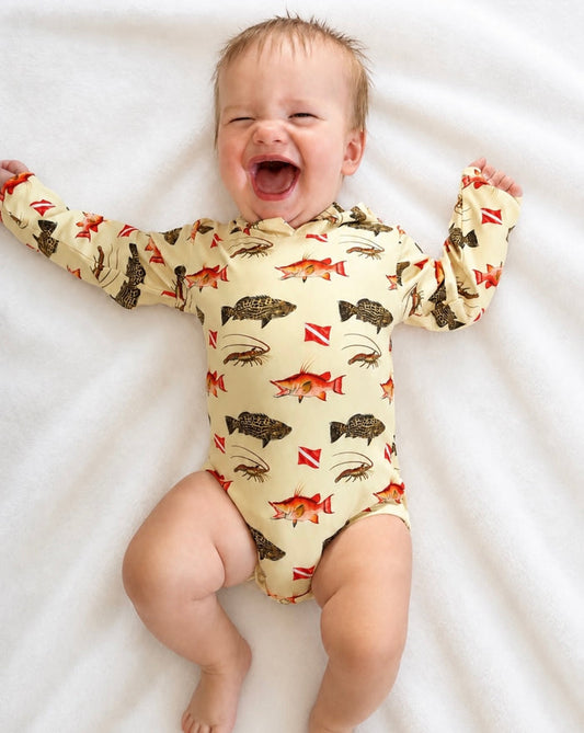 Reef Raiders - Sun Protective Hooded SunTide™ Bodysuit - READY TO SHIP