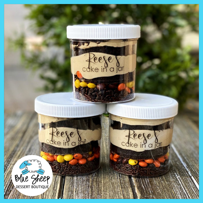 Reese's  cake in a jar party favors NJ