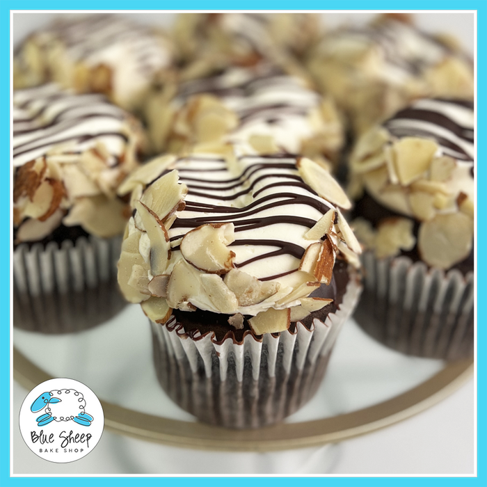 Rocky Road Stuffed Cupcake