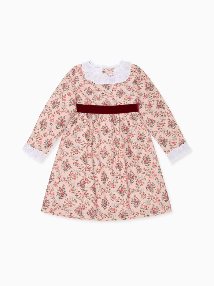 Rose Floral Silas Girl Dress