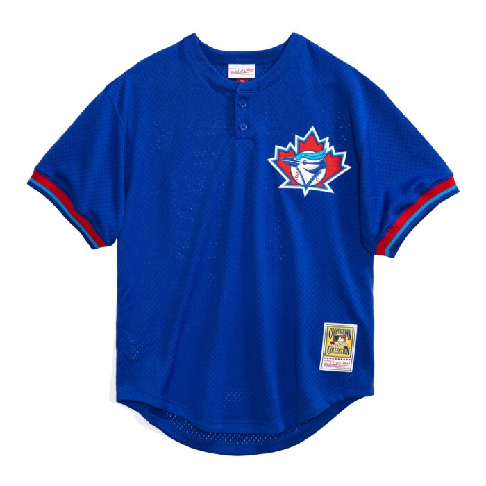 Roy Halladay #32 Toronto Blue Jays Mitchell & Ness 1999 Authentic Cooperstown Collection Batting Practice Jersey