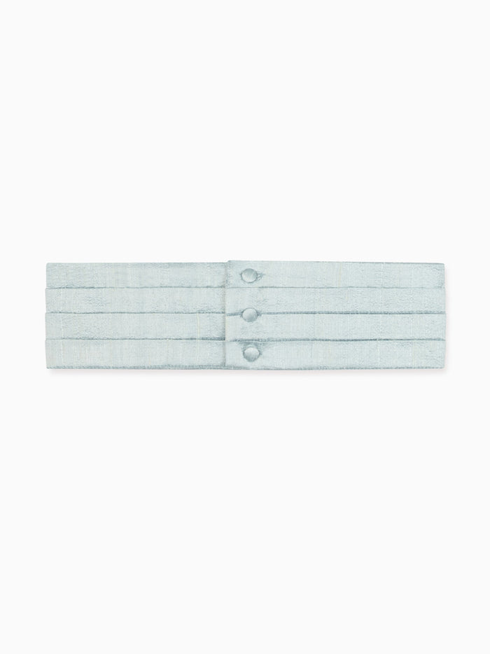 Sage Green Malva Ceremony Silk Boy Cummerbund