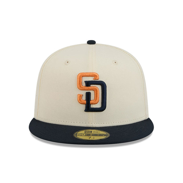 San Diego Padres New Era City Connect MLB 2026 59FIFTY Fitted Hat - Cream/Obsidian