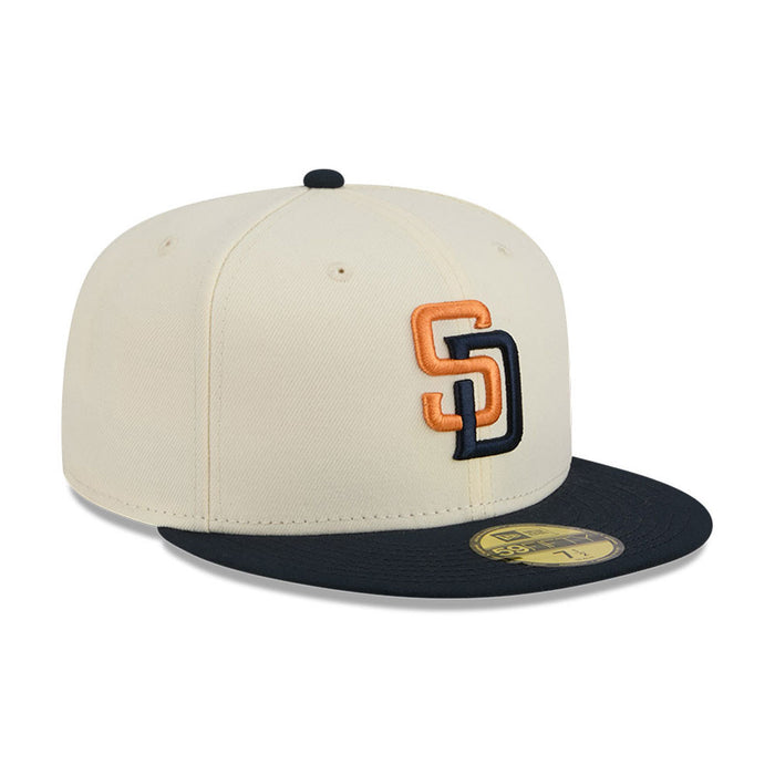 San Diego Padres New Era City Connect MLB 2026 59FIFTY Fitted Hat - Cream/Obsidian