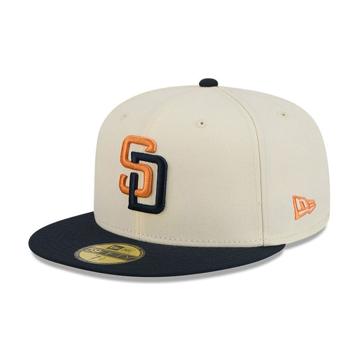 San Diego Padres New Era City Connect MLB 2026 59FIFTY Fitted Hat - Cream/Obsidian
