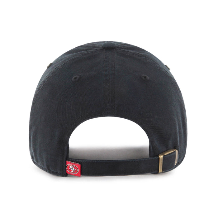 San Francisco 49ers Black Clean Up '47 Brand Adjustable Hat