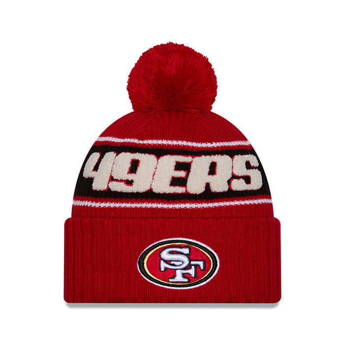 San Francisco 49ers New Era 2024 Sideline Sport Cuffed Knit Toque