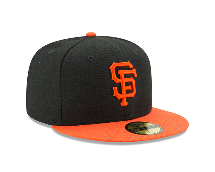 San Francisco Giants New Era Black/Orange Authentic Collection On-Field Alt 59FIFTY Fitted Hat