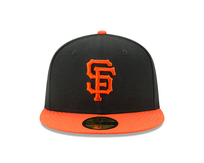 San Francisco Giants New Era Black/Orange Authentic Collection On-Field Alt 59FIFTY Fitted Hat