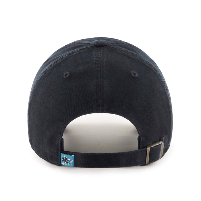San Jose Sharks Basic 47' Brand Clean Up Adjustable Cap - Black