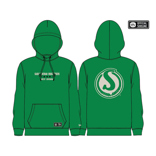 Saskatchewan Roughriders Turf Team Established 1910 New Era Hoodie - Green