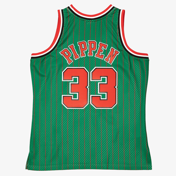 Scottie Pippen Chicago Bulls Mitchell & Ness 1995-96 Hardwood Classic Swingman Jersey - Green