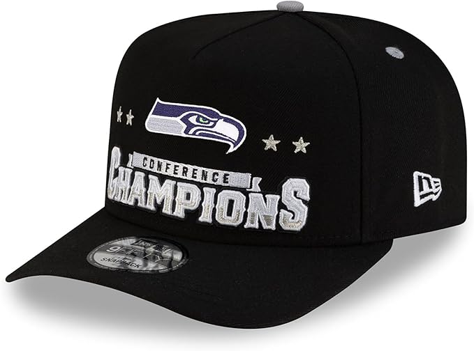 Seattle Seahawks Conference Champions 2026 New Era 9Fifty A-Frame Snapback Hat