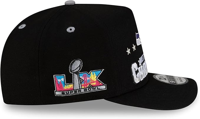 Seattle Seahawks Conference Champions 2026 New Era 9Fifty A-Frame Snapback Hat
