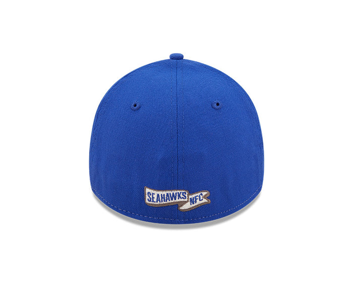 Seattle Seahawks New Era 2022 Sideline 39THIRTY Historic Flex Hat - Heathered Gray/Blue