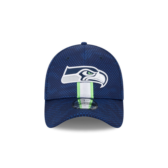Seattle Seahawks NFL 2024 Sideline New Era 39 Thirty Flex Hat - Navy