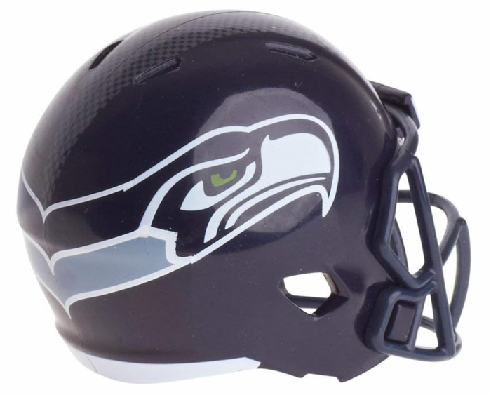 Seattle Seahawks NFL Riddell Speed Pocket PRO Micro/Pocket-Size/Mini Football Helmet