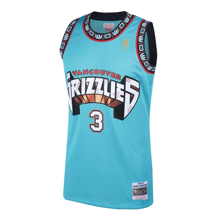 Shareef Abdur-Rahim Vancouver Grizzlies Mitchell & Ness 1996-97 Hardwood Classic Teal Swingman Jersey