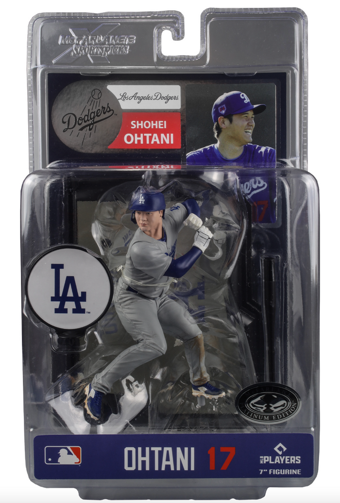 Shohei Ohtani McFarlane MLB Sports Picks - Los Angeles Dodgers - Grey Jersey Chase
