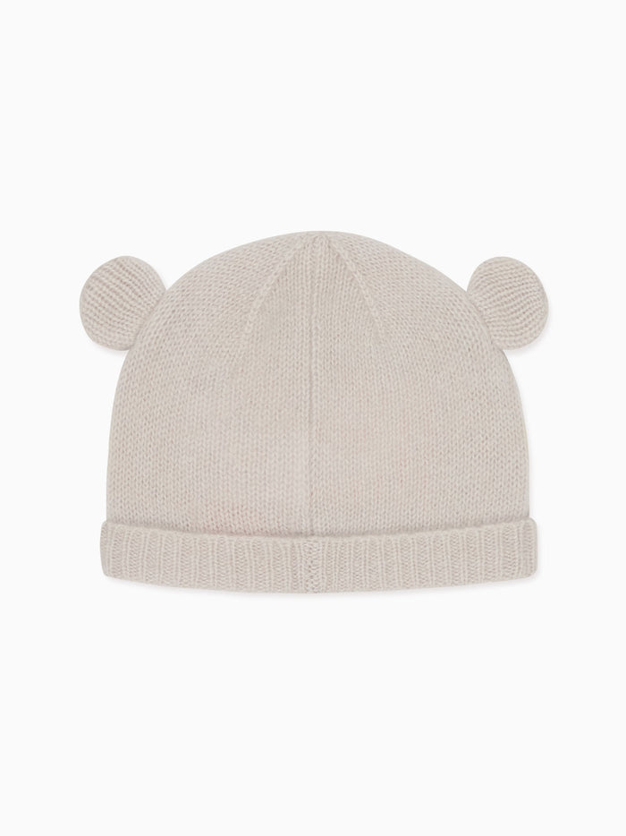 Soft Grey Gloria Cashmere Baby Hat