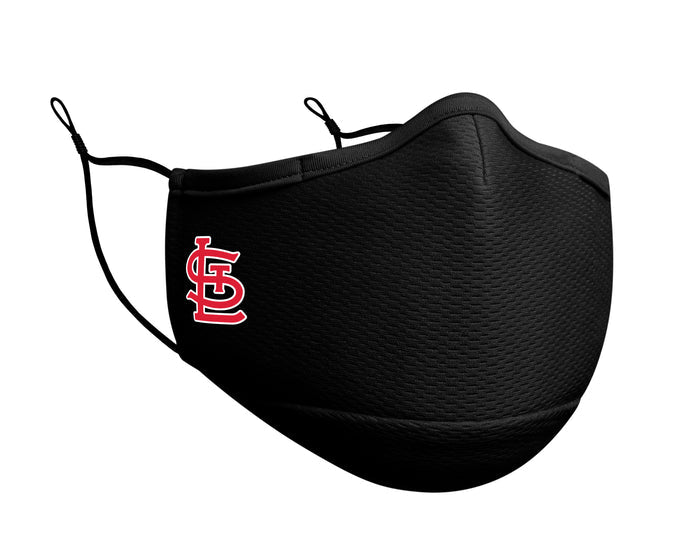 St. Louis Cardinals MLB New Era Black On-Field Face Cover Mask