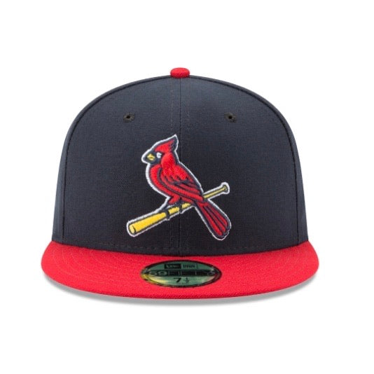St. Louis Cardinals New Era Navy/Red Authentic Collection On-Field Alternate 2 59FIFTY Fitted Hat