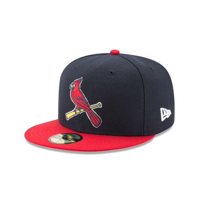 St. Louis Cardinals New Era Navy/Red Authentic Collection On-Field Alternate 2 59FIFTY Fitted Hat